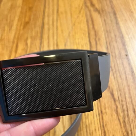 Short Par 4 Belt Mens 42-45 XL Gray Buckle - Picture 2 of 6